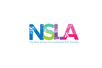 design colorful school academics arts focus logo