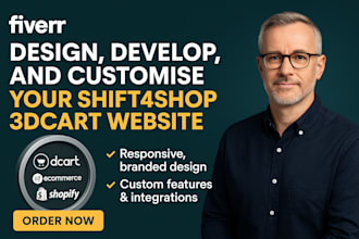 develop and customise 3dcart website design shift4sop website development expert