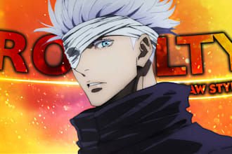 make high quality custom thumbnails for anime amvs