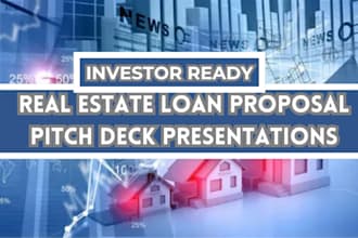 design investor ready UK USA ca asia real estate loan proposal pitch deck PPT