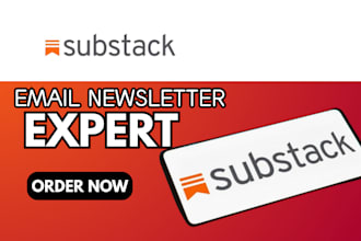 set up substack account substack promotion substack newsletter email template