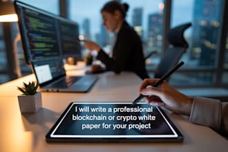 write a professional blockchain or crypto white paper for your project