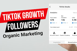 tiktok marketing growth to real followers