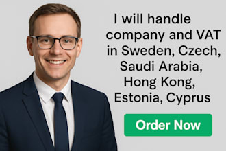handle company registration and vat in sweden czech saudi arabia hong kong