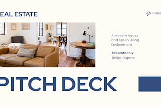 investor ready commercial real estate pitch deck real estate powerpoint design