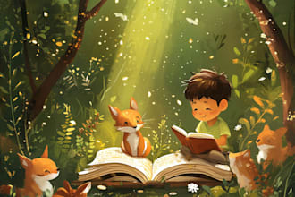 draw children illustrations for books
