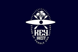 make unique exceptional vintage logo for key west a brand