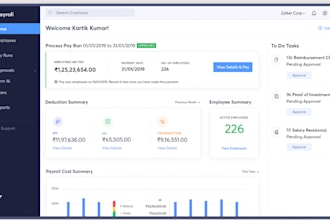 develop custom hr management system, crm software, payroll and leave tracking