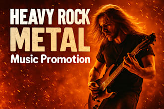 viral your heavy rock metal music promotion to 900 active metal playlist curator