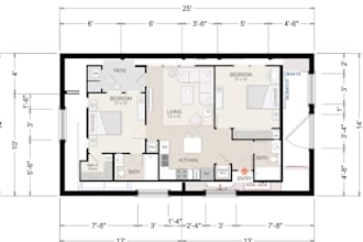 do architectural floor plan blueprints mep and construction drawings in autocad