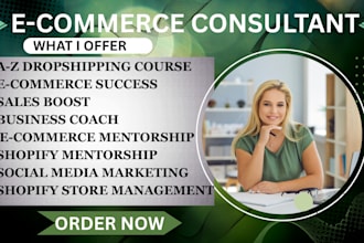 do ecommerce mentor dropshipping coach shopify amazon dropshipping consultant