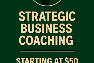 provide strategic business coaching and a growth blueprint