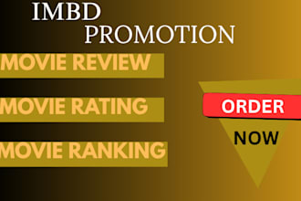 organic promote page movie, increase starmeter rank, imbd, imdb page, imdb link