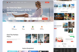design travel affiliate marketing website to make money with autoblog