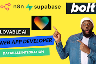 lovable ai , mvp , and website using bolt, supabase, replit