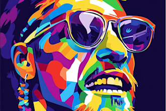 make a beautiful wpap pop art portrait