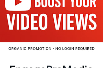promote your youtube video to boost views and reach organically