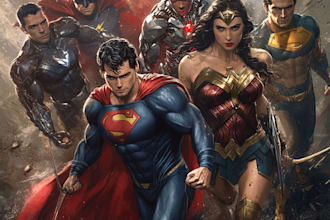 create comic book art and comic book illustration