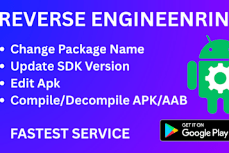 edit, decompile, recompile apk or app bundle