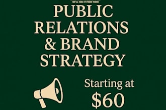 craft a custom PR strategy and brand messaging audit