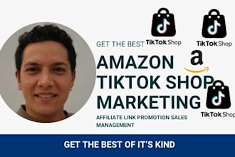 amazon affiliate link promotion amazon tiktok shop social media ads marketing