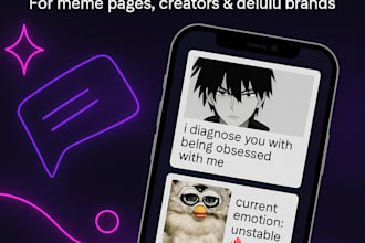 deliver spicy meme captions and savage content for your social