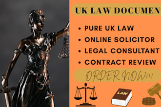 be online lawyer legal consultant draft demand notice eviction letter for UK law