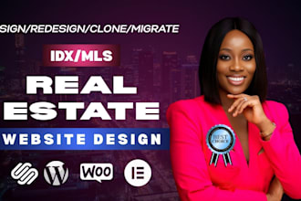 build custom real estate idx website idx mls integration wordpress elementor wix