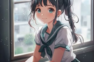 illustrate anime, cartoon, manga, fan art in my art style