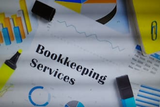 complete bookkeeping task using quickbooks online