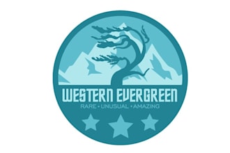 design unique rare and unusual tree nursery logo
