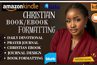 design, format, christian books, daily devotional, prayer journal for amazon KDP