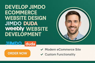 develop jimdo ecommerce website design jimdo duda weebly website development