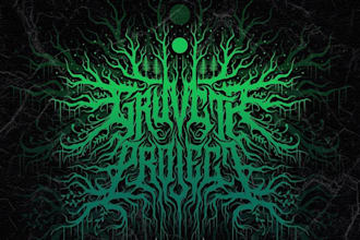 death metal, deathcore, metalcore, logo band merch