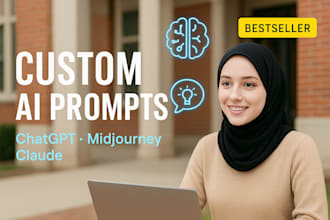 write custom chatgpt ai prompt writing or refined your chatgpt prompt