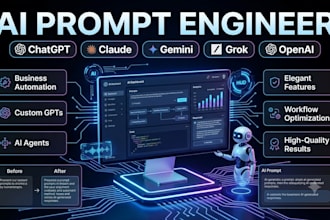 write custom chatgpt ai prompt writing or refined your chatgpt prompt