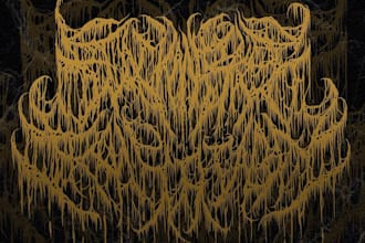create hardcore,punk,metal band logo with draw style