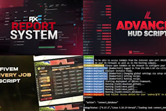 develop advanced roleplay scripts and systems for fivem esx or qbcore