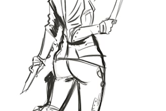 create a digital illustration of your character