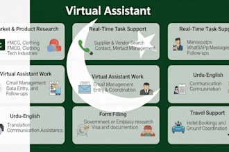 be your virtual assistant or local helper in pakistan
