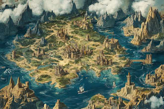 make your fantasy map for rpg, novels and games