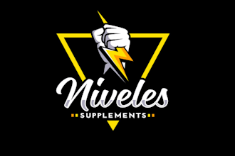 design looking unique powerful energy supplement logo