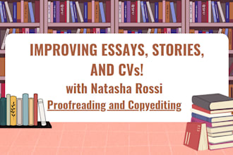 proofread and edit your essay, short story, CV, and more