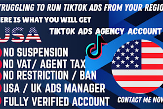 usa tiktok ads agency account tiktok business centre for non usa resident