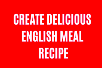 create english meal recipe
