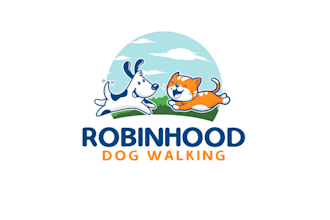 design playful modern pet services business logo