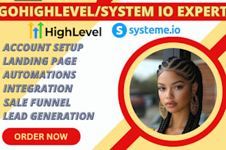 build landing page on system io gohighlevel sales funnel system io landing page
