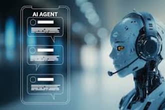 build custom ai agent for automation, chatbot sales agent or website integration