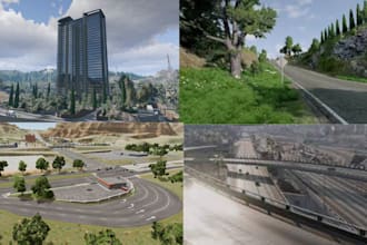develop immersive roleplay maps and environments for fivem or beamng