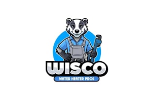 design professional water heater repair replacement logo